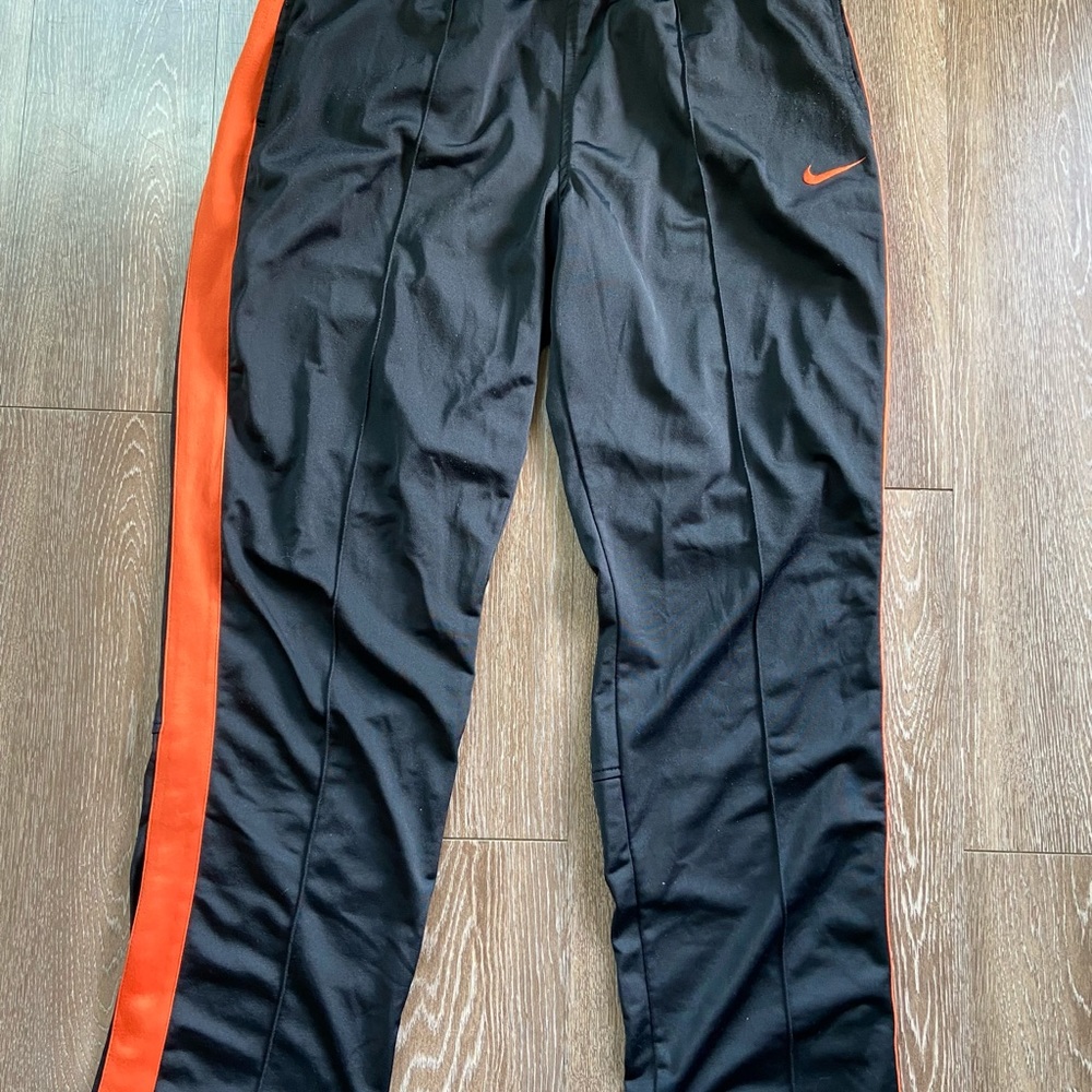 Nike Sweatpants Black And Orange Size XL